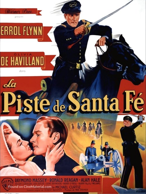 Santa Fe Trail - French Movie Poster