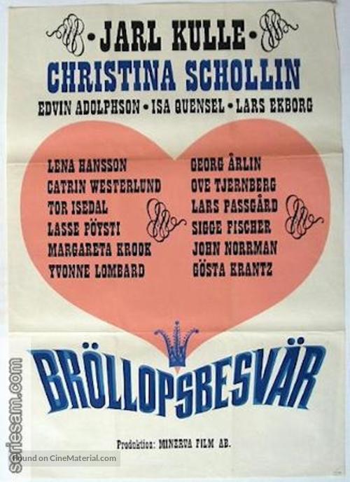 Br&ouml;llopsbesv&auml;r - Swedish Movie Poster