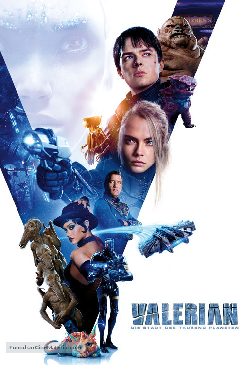 Valerian and the City of a Thousand Planets - German Movie Cover