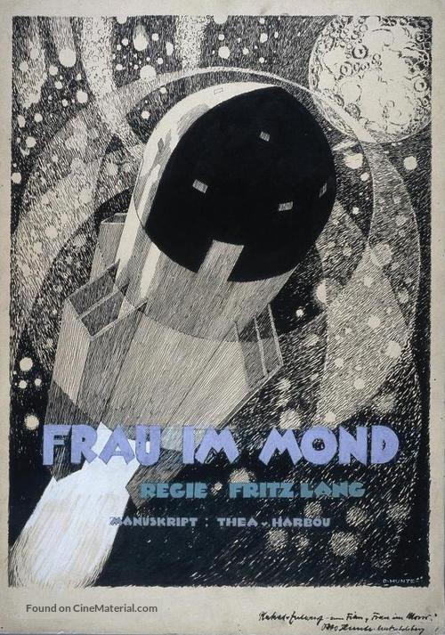 Frau im Mond - German Movie Poster