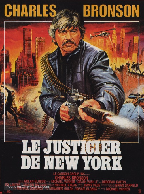 Death Wish 3 - French Movie Poster