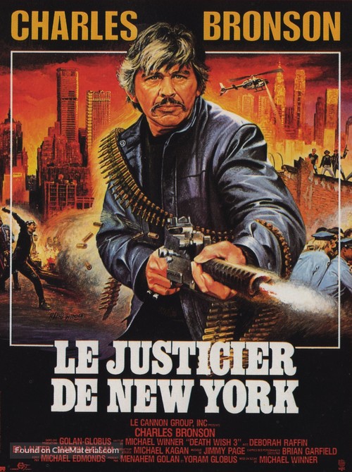 Death Wish 3 - French Movie Poster