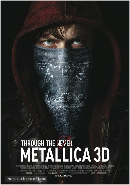 Metallica Through the Never - Spanish Movie Poster