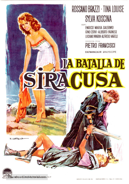 L&#039;assedio di Siracusa - Spanish Movie Poster