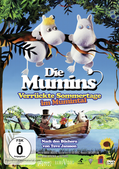 Muumi ja vaarallinen juhannus - German DVD movie cover