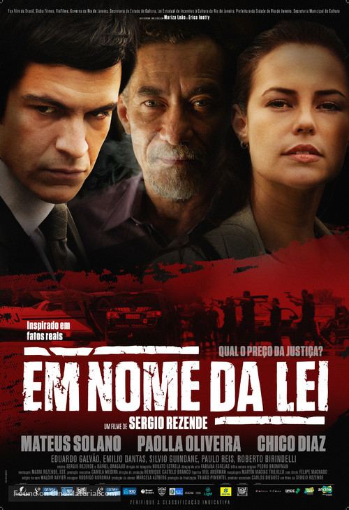 Em Nome da Lei - Brazilian Movie Poster