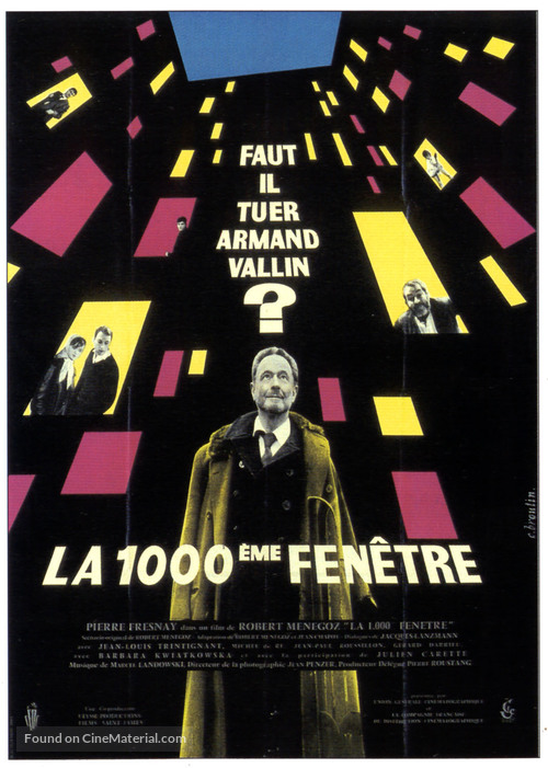 Milli&eacute;me fen&ecirc;tre, La - French Movie Poster