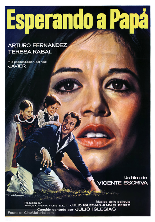 Esperando a pap&aacute; - Spanish Movie Poster