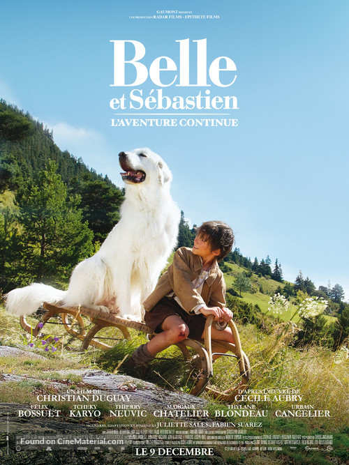 Belle et S&eacute;bastien, l&#039;aventure continue - French Movie Poster