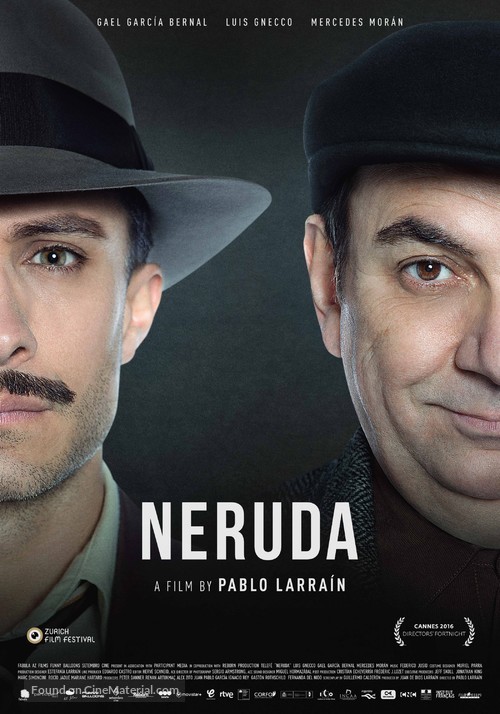 Neruda - Swiss Movie Poster