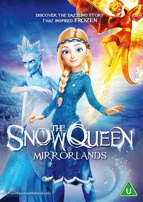 The Snow Queen: Mirrorlands - British DVD movie cover