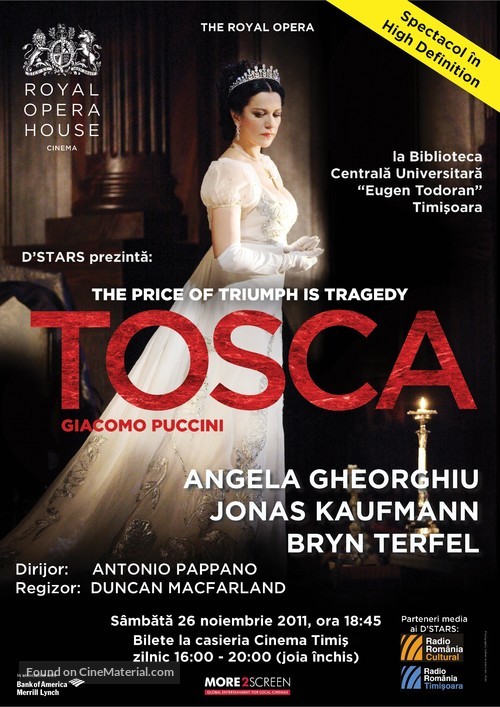 Tosca - Romanian Movie Poster