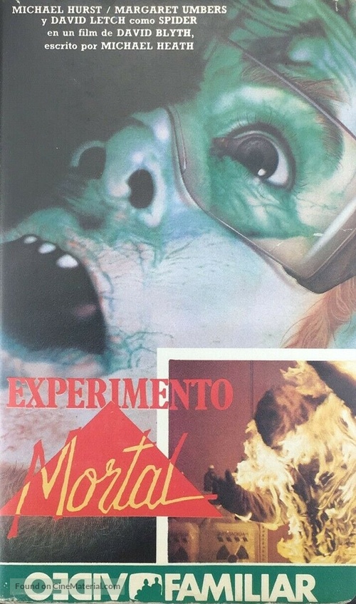 Death Warmed Up - Spanish VHS movie cover