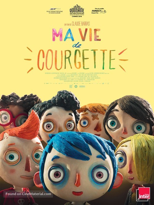 Ma vie de courgette - French Movie Poster