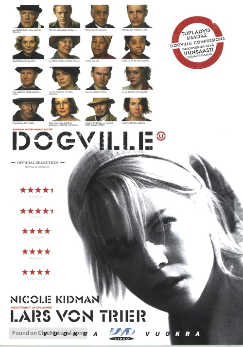 Dogville - Finnish DVD movie cover