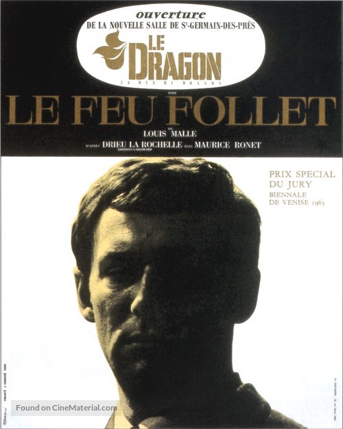 Le feu follet - French Movie Poster