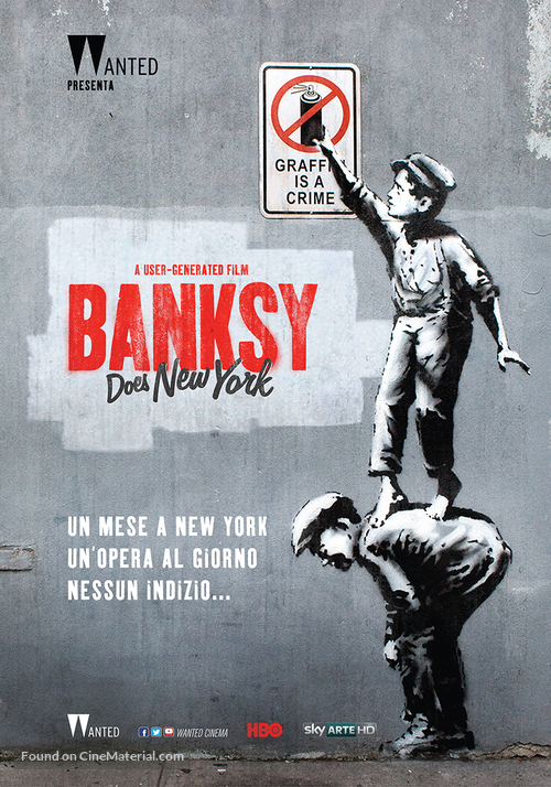 Banksy Does New York - Italian Movie Cover