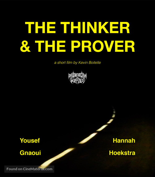 The Thinker &amp; The Prover - Dutch Movie Poster