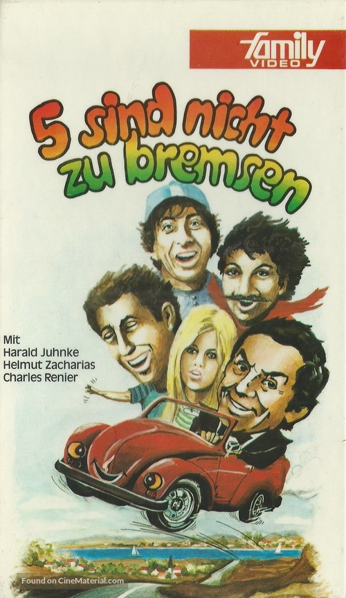 Unter Palmen am blauen Meer - German VHS movie cover