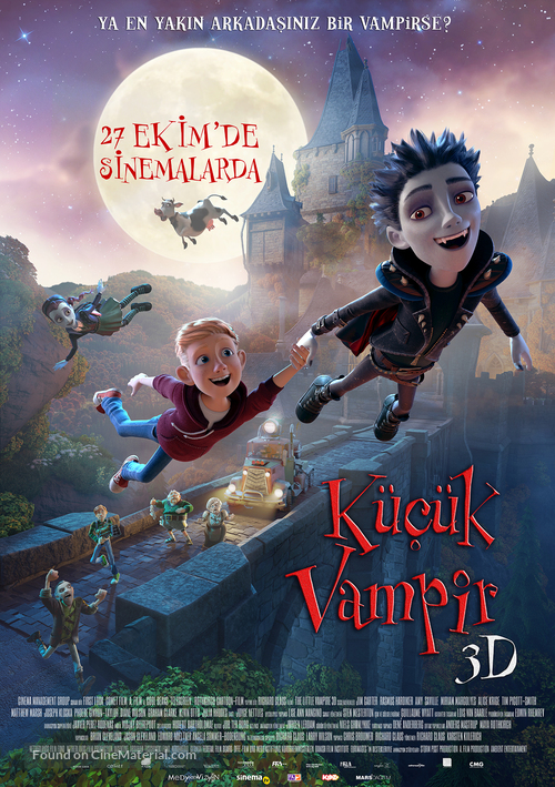 The Little Vampire 3D - Turkish Movie Poster