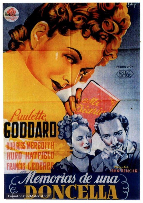 The Diary of a Chambermaid - Spanish Movie Poster