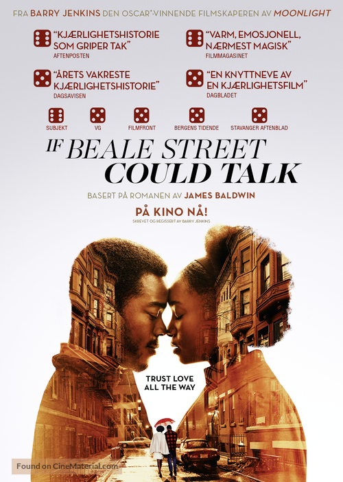 If Beale Street Could Talk - Norwegian Movie Poster