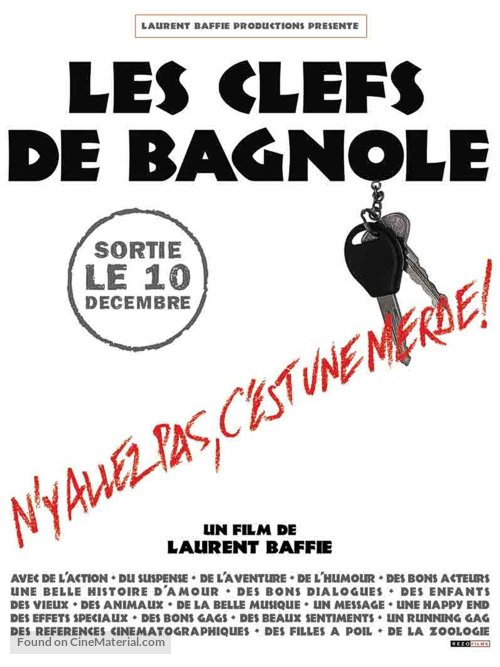 Clefs de bagnole, Les - French poster