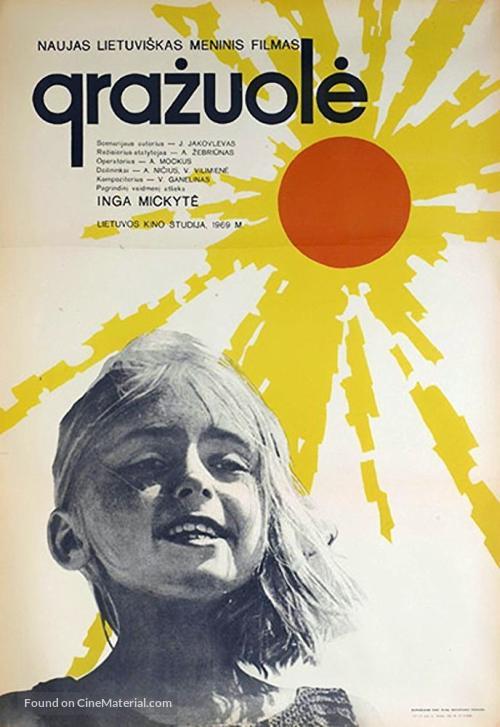 Grazuole - Soviet Movie Poster