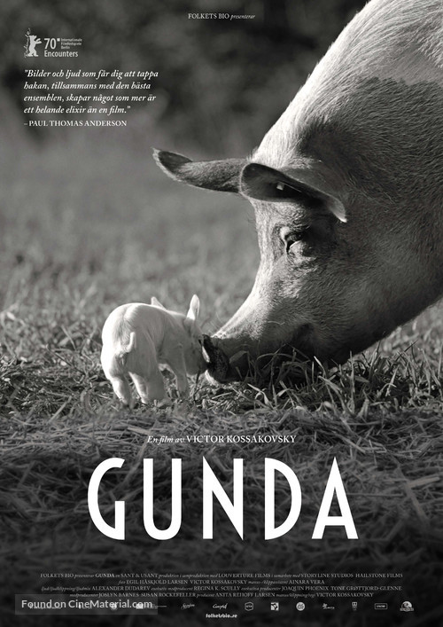 Gunda - Swedish Movie Poster