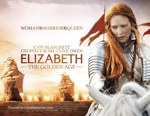 Elizabeth: The Golden Age - British Movie Poster