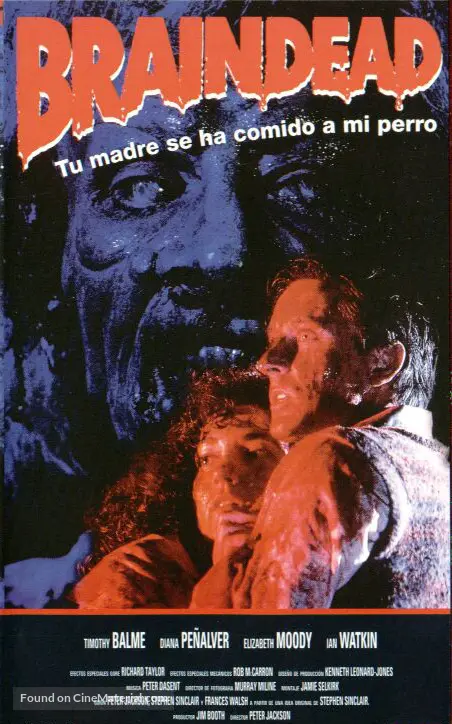 Braindead - Spanish VHS movie cover