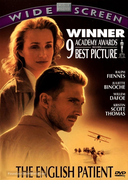 The English Patient - DVD movie cover