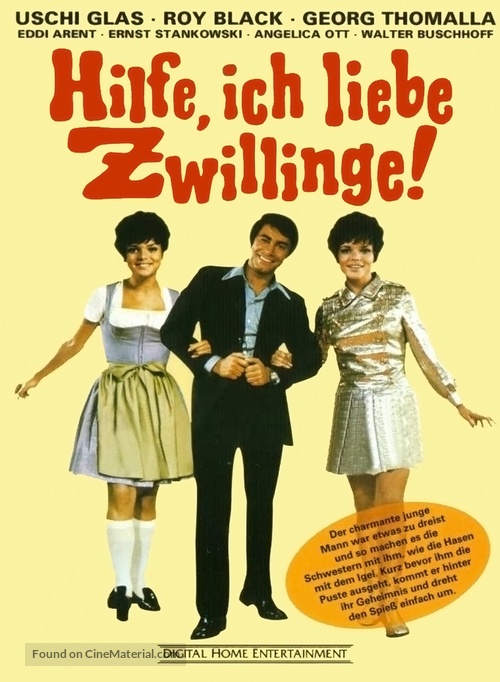 Hilfe, ich liebe Zwillinge - German Movie Cover