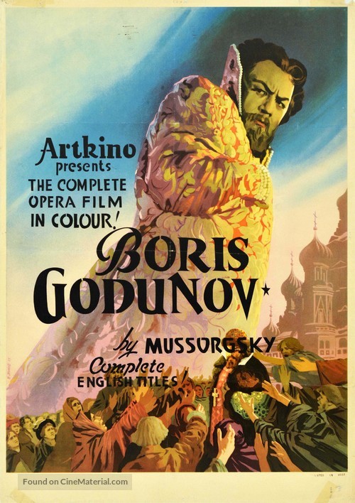 Boris Godunov - Russian Movie Poster