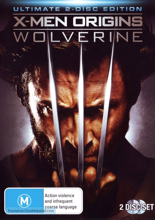 X-Men Origins: Wolverine - Australian DVD movie cover