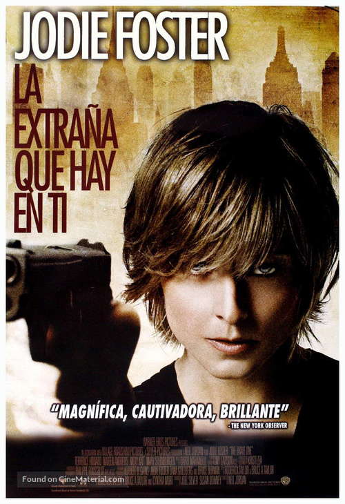 The Brave One - Spanish Movie Poster