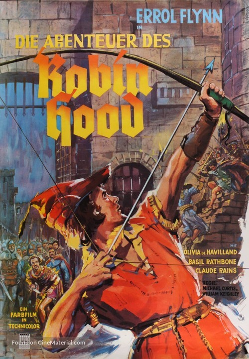 The Adventures of Robin Hood - German Movie Poster
