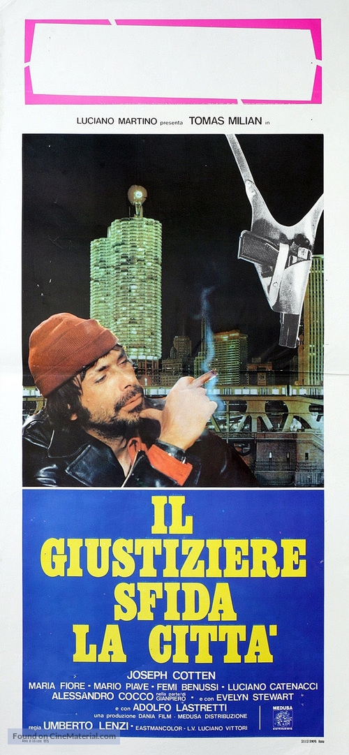 Giustiziere sfida la citt&agrave;, Il - Italian Movie Poster