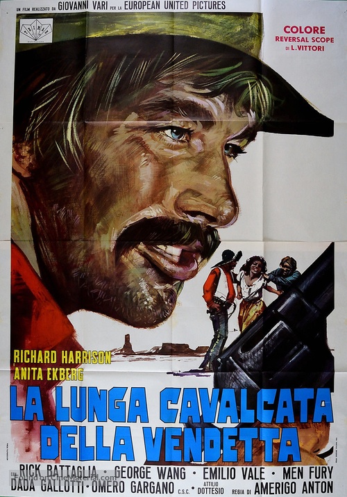 La lunga cavalcata della vendetta - Italian Movie Poster