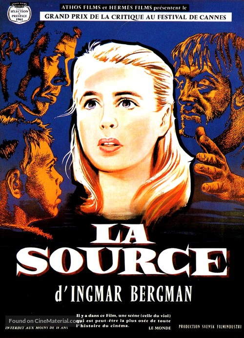 Jungfruk&auml;llan - French Movie Poster