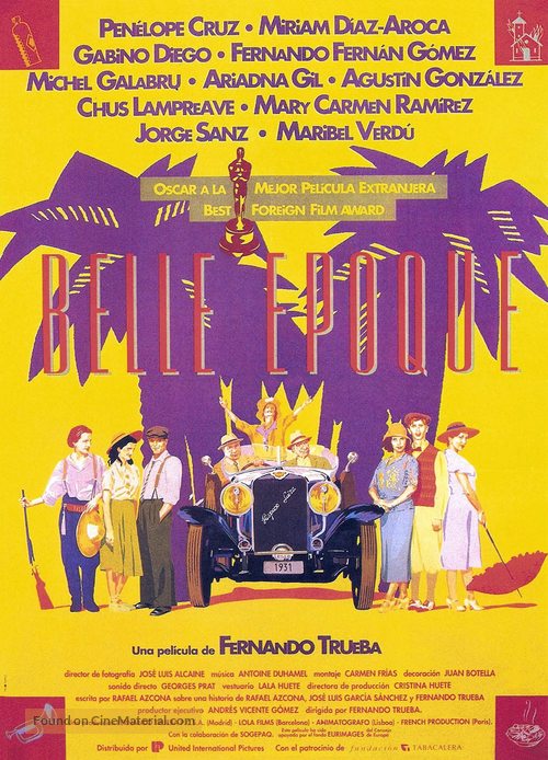 Belle epoque - Spanish Movie Poster
