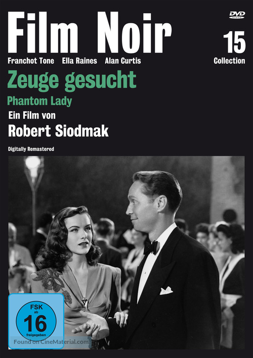 Phantom Lady - German DVD movie cover