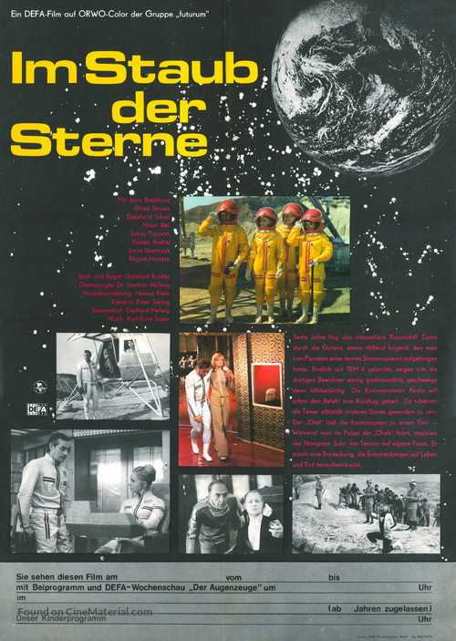 Im Staub der Sterne - German Movie Poster