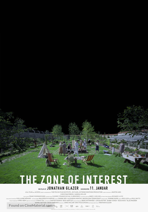 The Zone of Interest - Danish Movie Poster