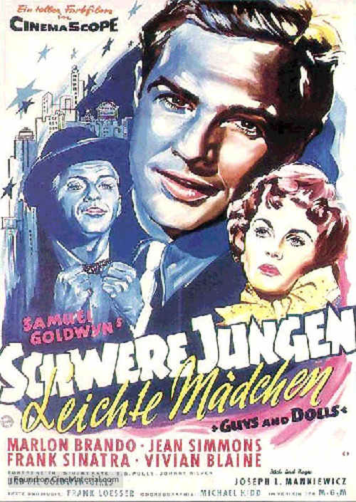 Guys and Dolls - German Movie Poster