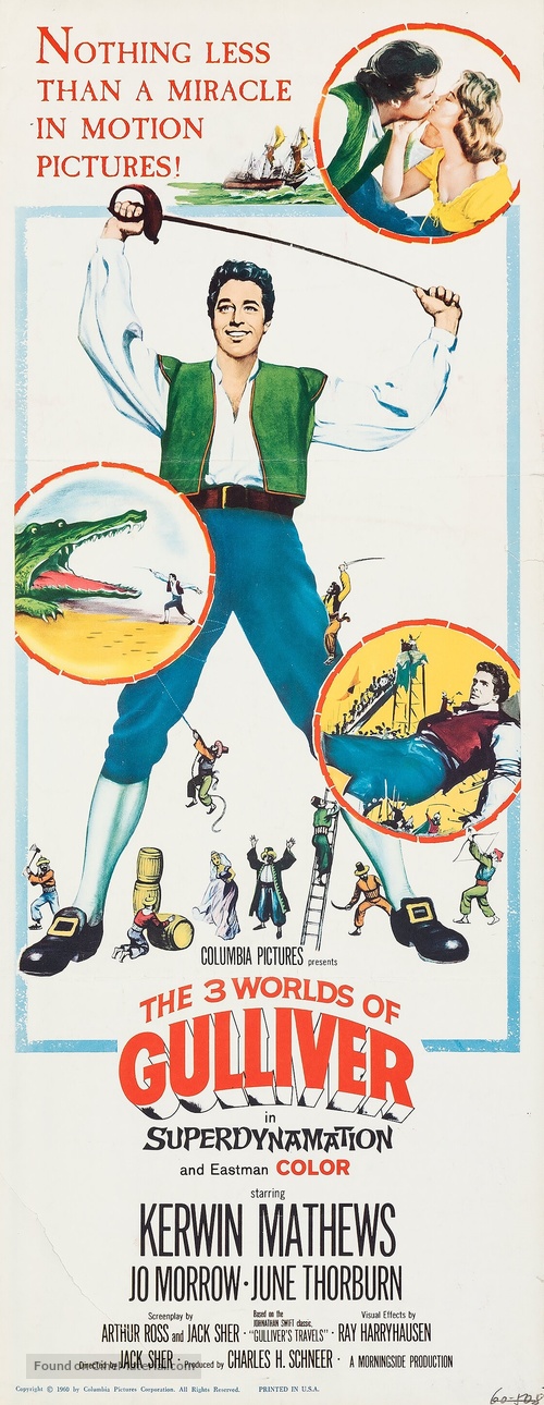 The 3 Worlds of Gulliver - Movie Poster