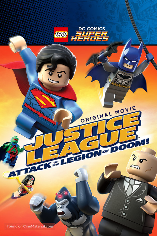 LEGO DC Super Heroes: Justice League - Attack of the Legion of Doom! - DVD movie cover
