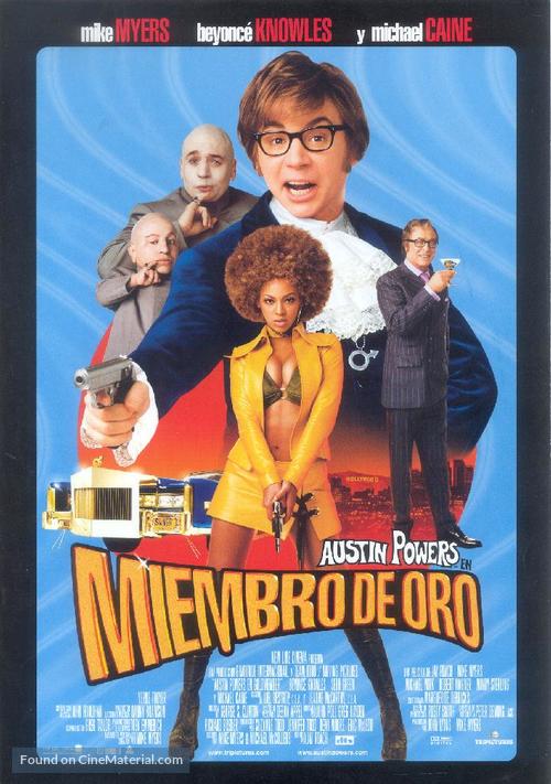 Austin Powers in Goldmember - Spanish Movie Poster