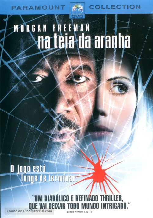 Along Came a Spider - Brazilian DVD movie cover