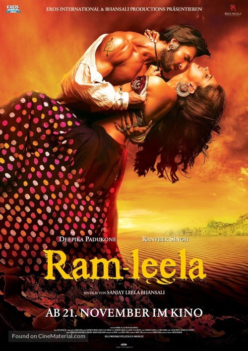 Ram Leela - German Movie Poster
